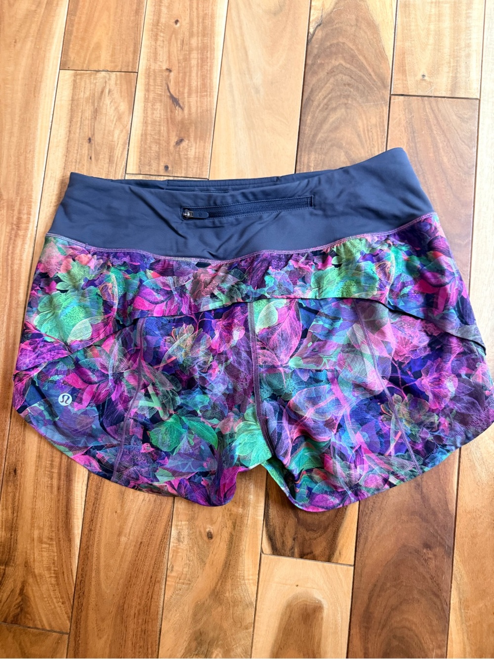 lululemon athletica Multicolor Floral Athletic Shorts